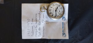 Reloj de bolsillo Railway Time 1920-1930
