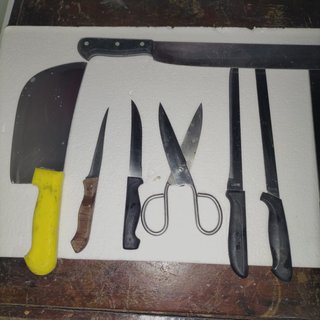 Lote de cuchillos de cocina de 15 unidas