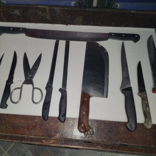 Lote de cuchillos de cocina de 15 unidas