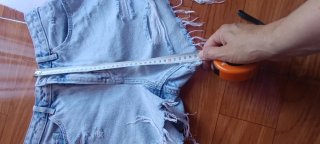 Shorts vaqueros rotos mujer