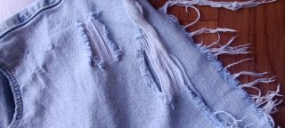 Shorts vaqueros rotos mujer