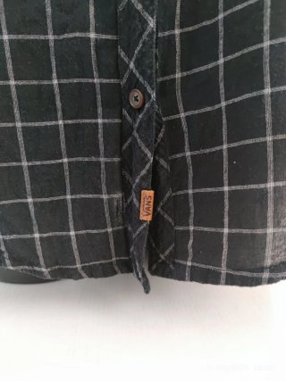 Camicia Vans a Quadri Nera - 100% Cotone