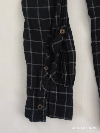Camicia Vans a Quadri Nera - 100% Cotone