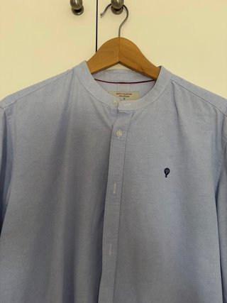 Camisa Celopman Cuello Mao Talla M Azul