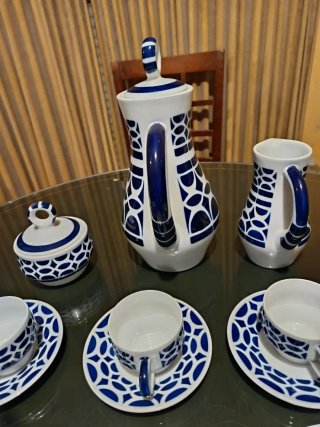 Vajilla Café Sargadelos 1990 Porcelana