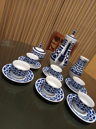 Vajilla Café Sargadelos 1990 Porcelana