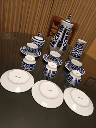 Vajilla Café Sargadelos 1990 Porcelana