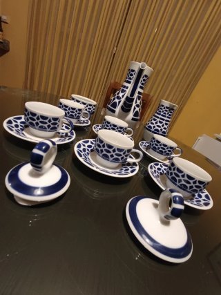Vajilla Café Sargadelos 1990 Porcelana