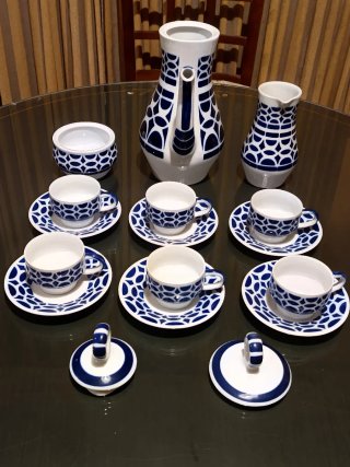 Vajilla Café Sargadelos 1990 Porcelana