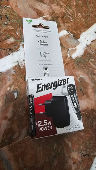 Energizer Universal Wall Charger 2.5W USB-A