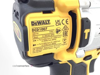 taladro a bateria dewalt dcd1007