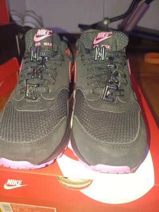 Nike Air Max 1 Negro Rosa