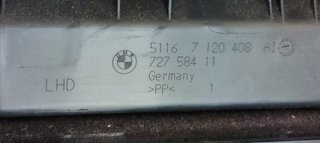GUANTERA BMW SERIE 3 BERLINA (E90) 320i