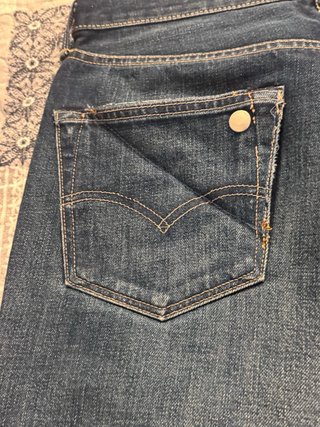 Jeans Levi's uomo strappati taglia 48
