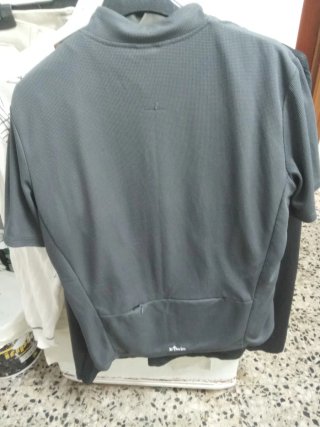 Camiseta ciclismo Btwin gris