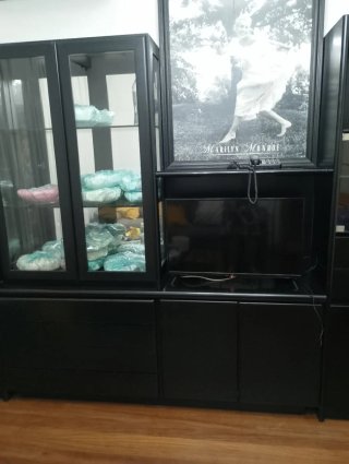 Mueble sala negro