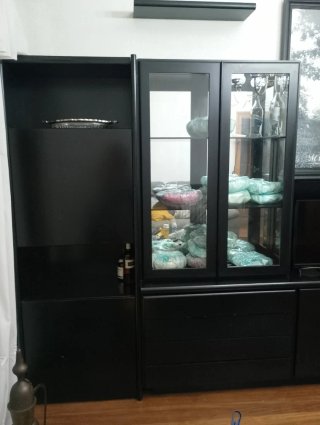 Mueble sala negro
