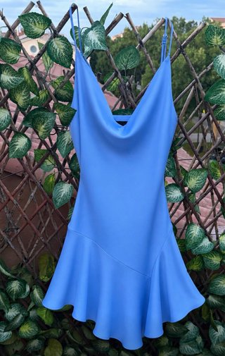 Vestido azul tirantes