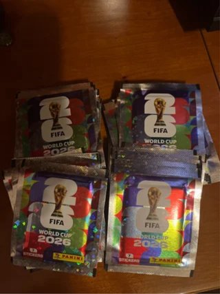 7 Sobres Panini Mundial FIFA 2026