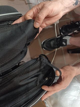 Bolsas de sillín para moto