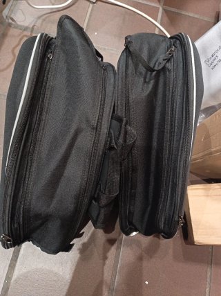 Bolsas de sillín para moto