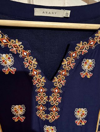 Vestido Caftán ANANY Bordado Talla 42
