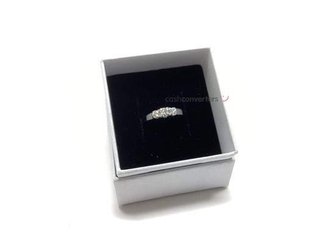 anillo plata 925mm con piedra con diamante de laboratorio t. 16 (17,84 mm)