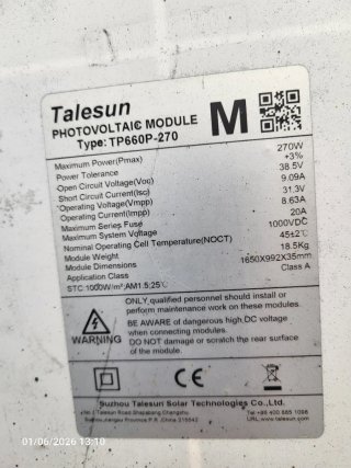 Kit Energía Fotovoltaica 2 paneles 600W potencia