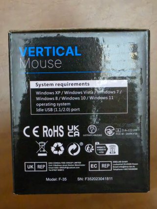 Ratón Vertical Ergonómico Inalámbrico