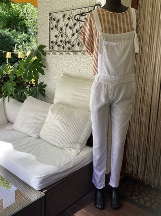 Peto blanco con top estampado