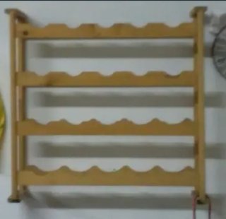 Botellero de madera para 20 botellas