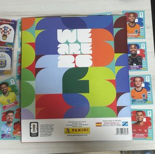 Lote Álbum Mundial 2026 + 24 Cromos