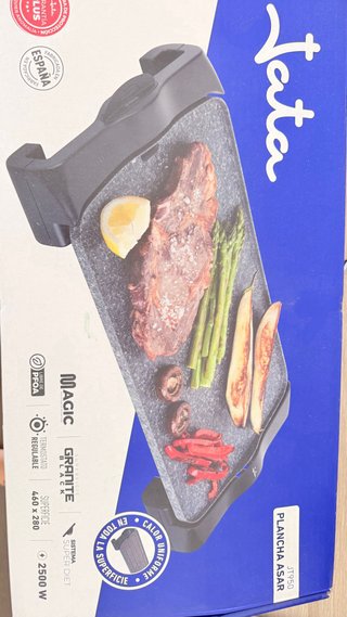 Plancha de asar Jata Granite Black JT950