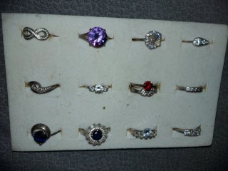 Lote de 12 Anillos de Plata a 10€ cada uno