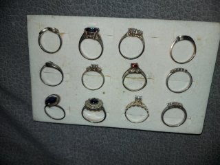 Lote de 12 Anillos de Plata a 10€ cada uno