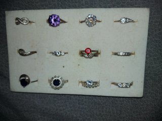 Lote de 12 Anillos de Plata a 10€ cada uno
