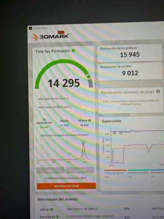 RX 9060 XT 16GB ASUS Tarjeta Gráfica