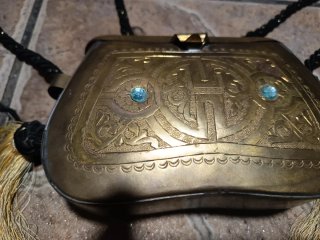 Bolso de latón antiguo años 20