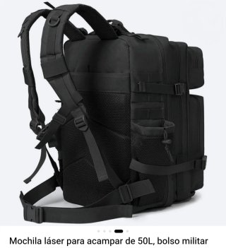 Mochila Táctica Negra