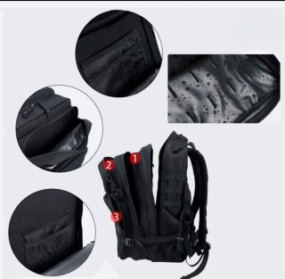 Mochila Táctica Negra
