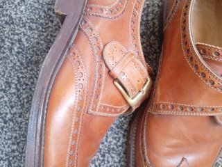 Scarpe eleganti vintage Campanile Monk Strap 40