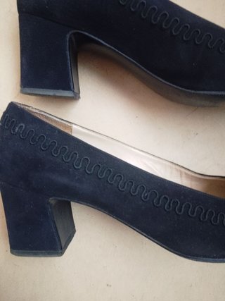 Nebuloni Scarpe Décolleté Vintage Nere pelle 41