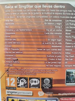 Singstar + Guitar PS3