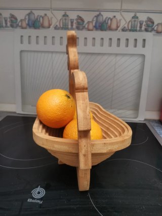Frutero Bambú Plegable Dragón o huevera