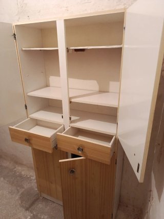 Alacena de cocina de madera en Fuencemillan