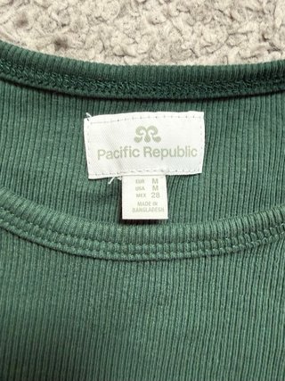 Camiseta Pull&Bear Beverly Hills verde
