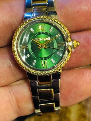 Reloj Just Cavalli Mujer Oro y Verde