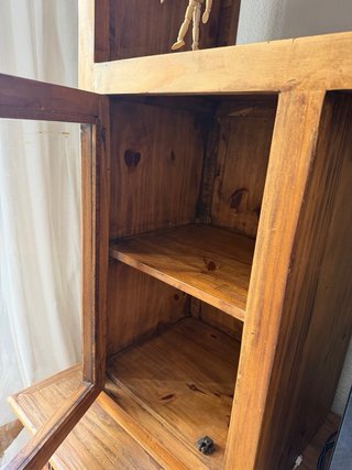 Mueble de salón madera maciza rústico