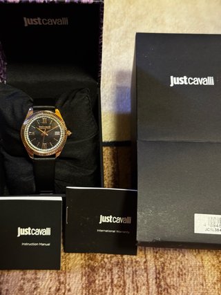 Reloj Just Cavalli Mujer Negro/Dorado