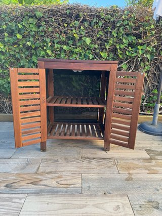 Mueble auxiliar exterior madera Ikea